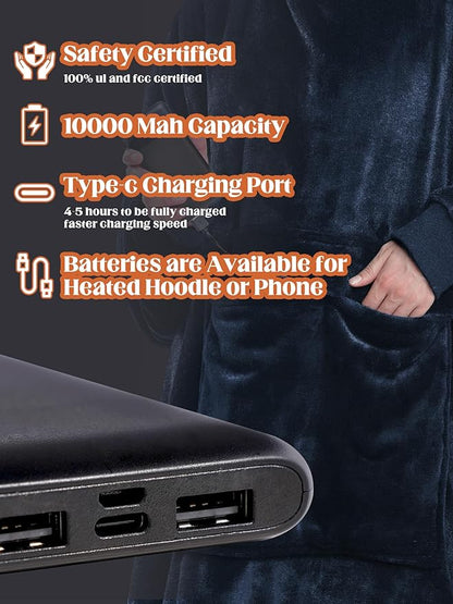 MAXEVE Heated Wearable Blanket Hoodie - Image 5