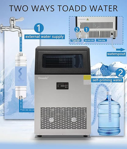 Commercial Ice Maker Machine, 130Lbs/24H - Image 3