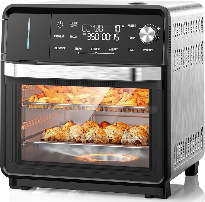 Nuwave Combi Steam Oven, Non-Toxic Stainless Steel Multi-Cooker by NuWave