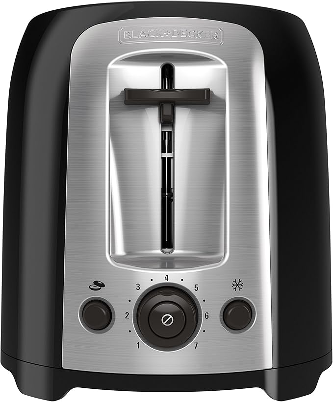 BLACK+DECKER 2-Slice Toaster, Extra Wide Slots, 7 Shade Settings, 850 Watts - Image 8