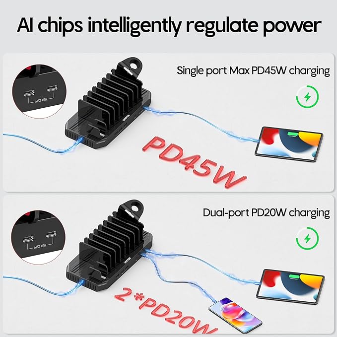 Unitek USB-C Charging Station for Multiple Devices - Image 5