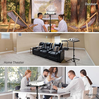 CAHAYA Projector Stand Tripod Foldable: 18.9 to 41 Inch Height Adjustable - Image 8