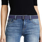 JASGOOD Women No Show Stretch Belt Elastic Web Strap Belt by JASGOOD