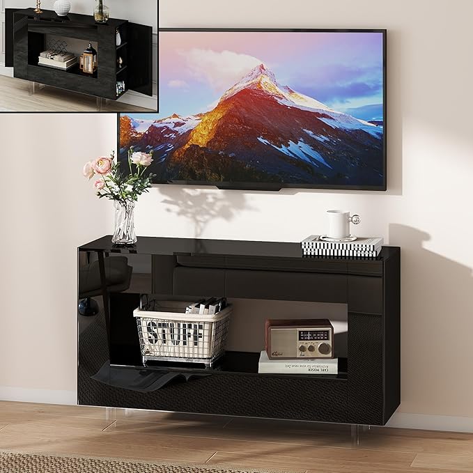 Vavkorkula High Gloss TV Stand for 55 Inch by Unknown