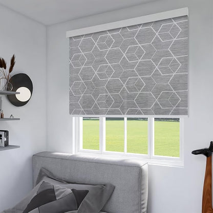 Tipiace Motorized Blinds with Remote Window Roller Shade Wireless Rechargeable - Image 5