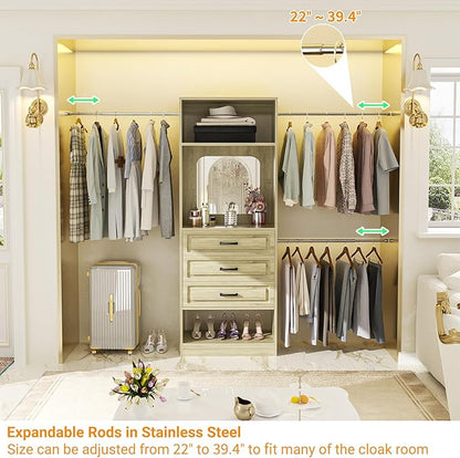 Unikito 48" W - 96” W Closet System - Image 5