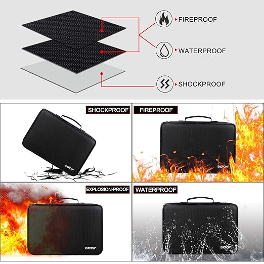 ENGPOW Battery Organizer, Fireproof Battery Organizer Storage Case - Image 6