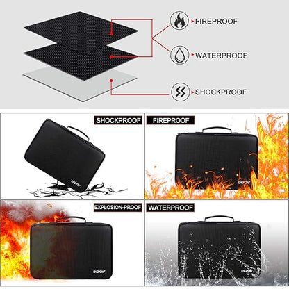 ENGPOW Battery Organizer, Fireproof Battery Organizer Storage Case - Image 6