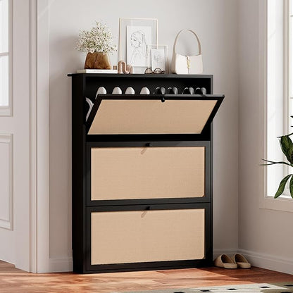 AVZEAR Narrow Shoe Storage Cabinet by AVZEAR