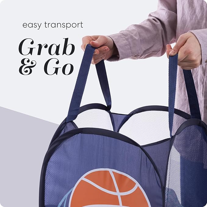 Handy Laundry Collapsible Mesh Pop Up Hamper - Image 7