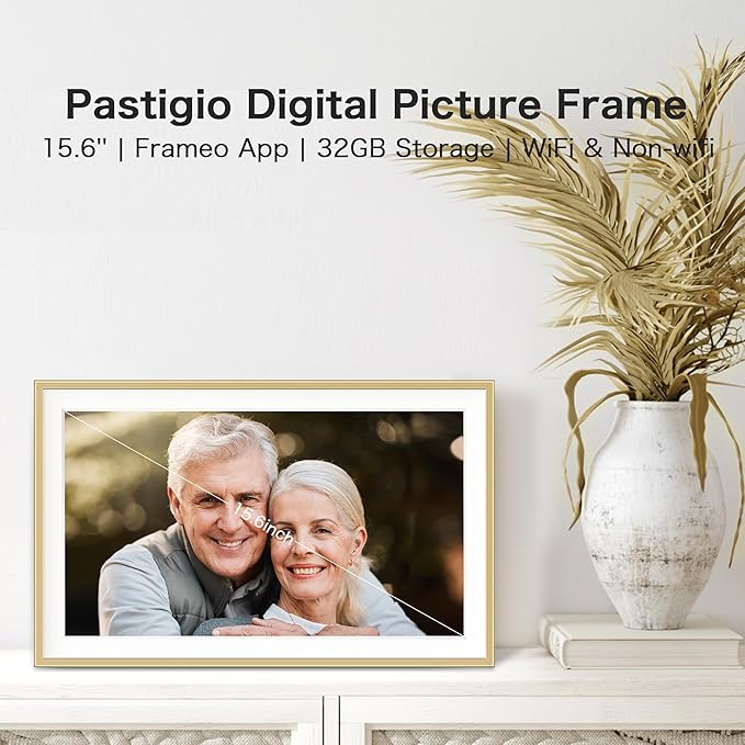 Digital Picture Frame, 15.6 inch Large Digital Photo Frame WiFi, 32GB Capacity - Image 2