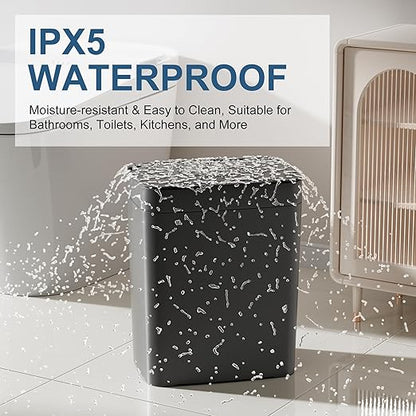 2 Pack 2.7 Gal Bathroom Trash Can - Image 5