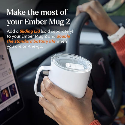 Ember Temperature Control Smart Mug 2, 10 Oz, App-Controlled Heated Coffee Mug - Image 4