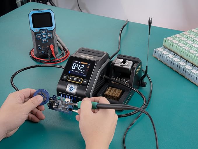 FNIRSI DWS-200 200W 245 Precision Digital Soldering Station Kit - Image 2