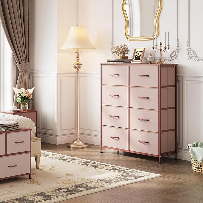 WLIVE Fabric Dresser for Bedroom, Tall Dresser - Image 4
