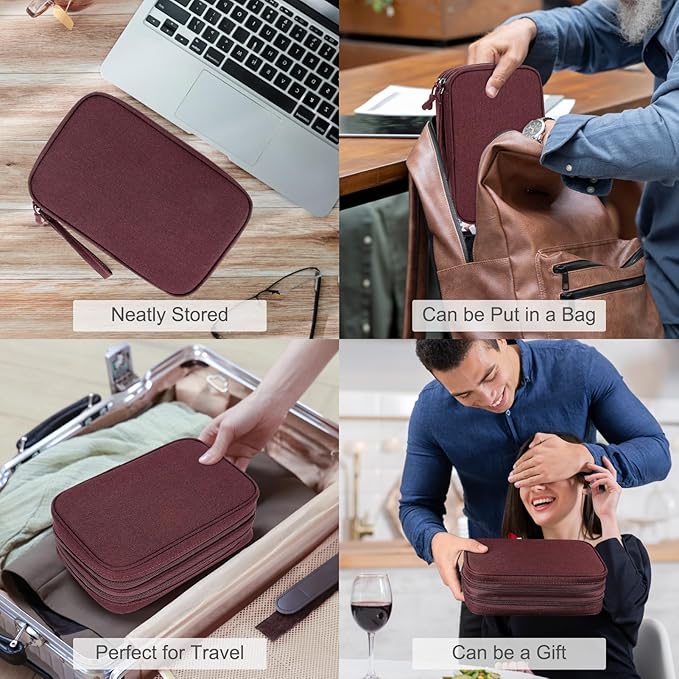 FYY Electronic Organizer, Large Travel Cable Organizer Bag Pouch Electronic - Image 7