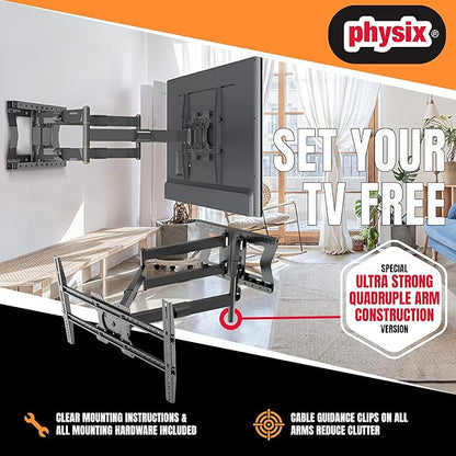 Physix 4100 Long Arm TV Wall Mount - Image 3