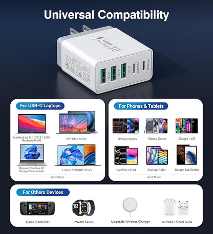 60W USB C Wall Charger Block - Image 4
