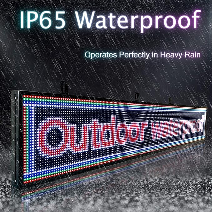 P10 Programmable Led Sign Display Digital Open Sign Custom Banner Outdoor Signs - Image 3