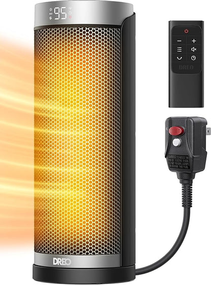 DREO Space Heater for Bathroom and Indoor, 70°Oscillating, 5 Modes, Remote for by DREO