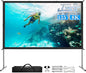 Projector Screen and Stand, JWSIT 135 inch Outdoor Movie Screen-Upgraded 3 by JWSIT