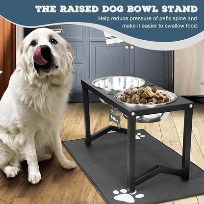 Elevated Dog Bowls, Metal Raised Dog Bowl Stand - Image 6