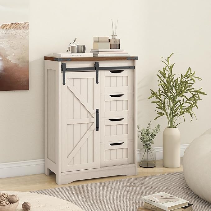 Farmhouse Bathroom Storage Cabinet, Bathroom Cabinet - Image 5