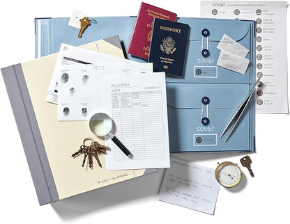 Savor | 2025 Edition The Folio™ Document Organizer | Custom Dyed Cloth-Bound by Savor