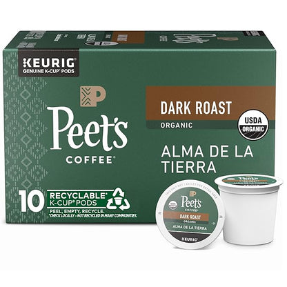 Peet's Coffee, USDA Organic Dark Roast Keurig K-Cup Pods by Peet%E2%80%99sCoffee