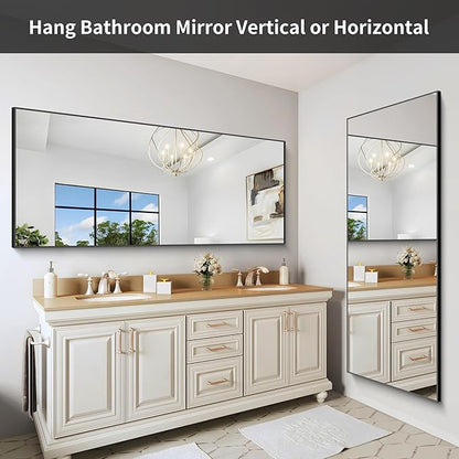30x72inch Bathroom Mirror, Large Rectangular Wall Mirrors - Image 4