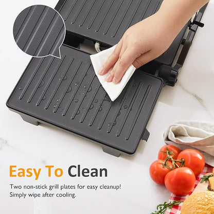 Sunvivi Panini Press Sandwich Maker: Electric Panini Press Grill - Image 8