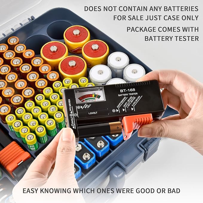 Battery Organizer Storage Holder Box Case - Image 6