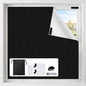 Serlmwnt 100% Blackout Bedroom Curtains, No-Drill, Customizable Blackout Curtains (Suitable for Bedrooms, Home Theaters, RVs) (57" W x 118" H)