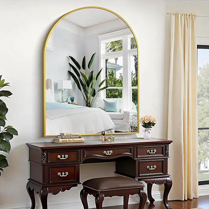 CIRCUMI Arched Wall Mirror, Metal Frame, Large Size - Image 5