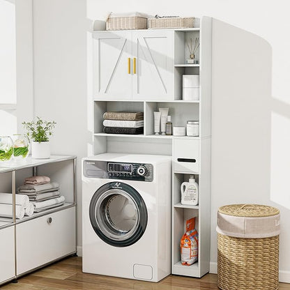 Farmhouse Over The Toilet Storage Cabinet - Image 3