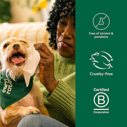 Earth Rated Pet Wipes for Dogs and Cats, Hypoallergenic, Cleaning and Hydrating - Image 6
