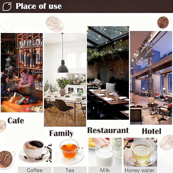 Commercial Coffee Warmer, 60W 176℉ Single Burner Decanter Warmer Plate - Image 6