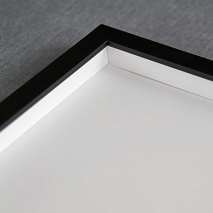 20x46 Shadow Box Frame Black | 1 Inch Deep Solid Wood Shadowbox Display Frame | - Image 4