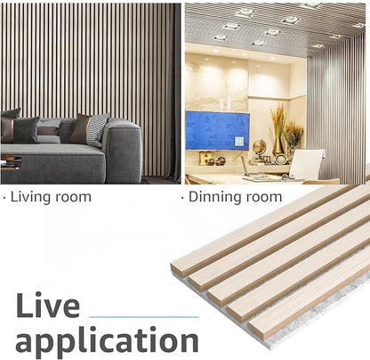 Art3d 4pcs-107 x 8in Slat Acoustic Panel - Image 5