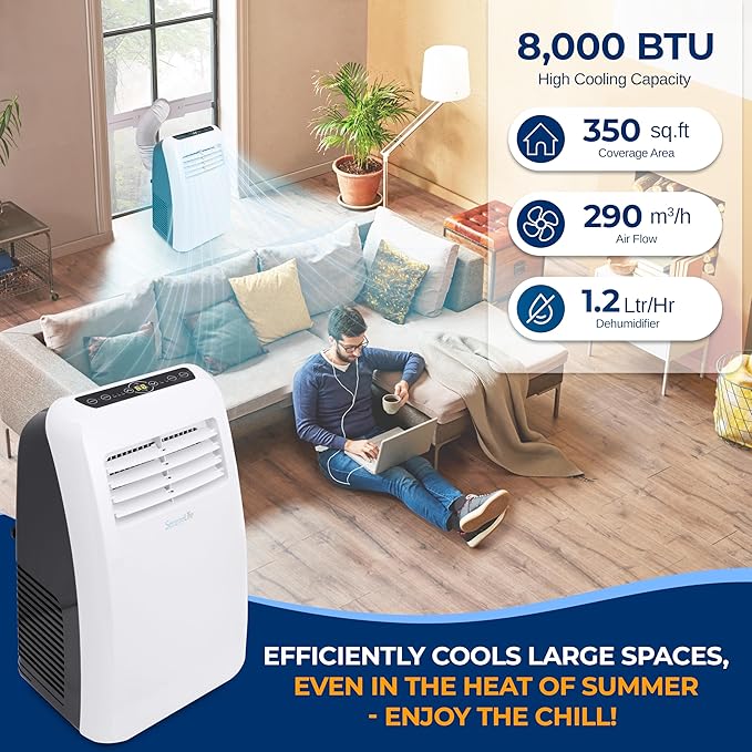 SereneLife 3-in-1 Portable Air Conditioner - Image 2