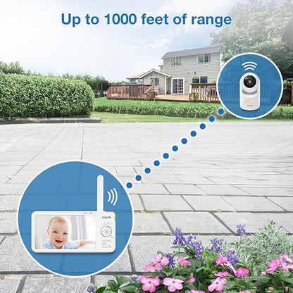 VTech 5.5" IPS Screen 720P Video Baby Monitor - Image 9