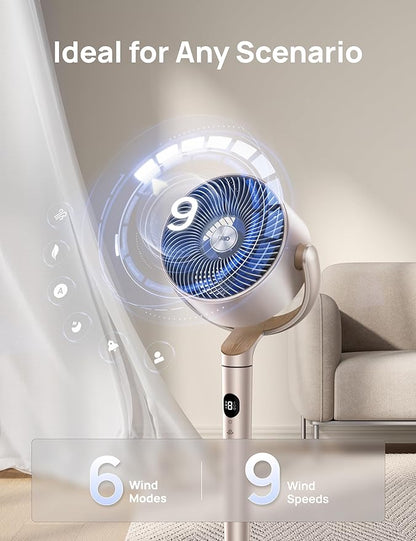 Dreo Smart Fans for Bedroom, 120° +120° Omni-Directional Oscillating Fan - Image 6