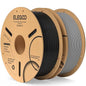 ELEGOO PLA Filament 1.75mm Black & Gray 2KG, 3D Printer Filament Dimensional by ELEGOO