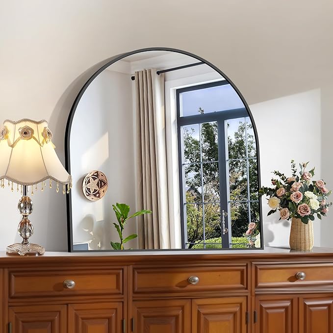 CIRCUMI Arched Wall Mirror, Metal Frame, Large Size - Image 5