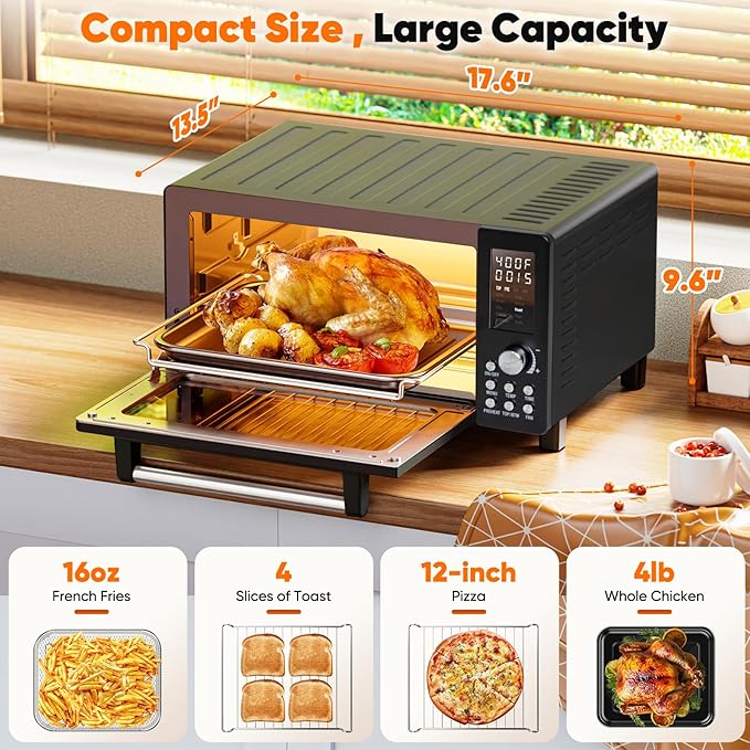 Nuwave Bravo Pro Convection Air Fryer Toaster Oven Combo, 2025 New and Improved - Image 2