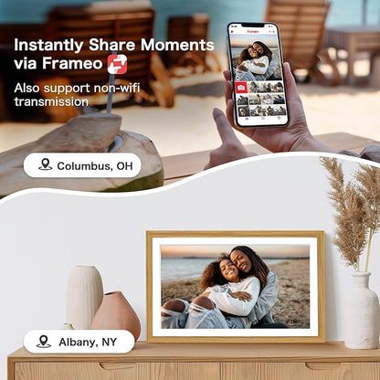 Digital Picture Frame, Frameo 15.6 Inch Large Digital Photo Frame WiFi - Image 3