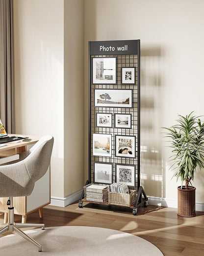 CHOEZON Grid Wall Panel, 2’ x 5.7’ Ft Floor Standing Gridwall Display Rack - Image 4