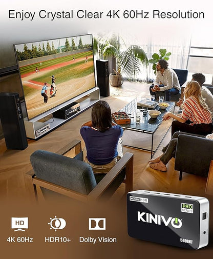 Kinivo HDMI Switch with Audio Extractor 560BNT - Image 7