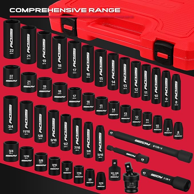 3/8" Drive Impact Socket Set - Image 3