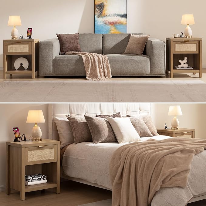 SICOTAS Rattan Night Stand - Image 6